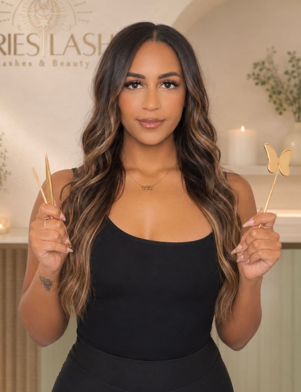 Tam, lash artist and owner of Aries Lash in Clear Lake, TX